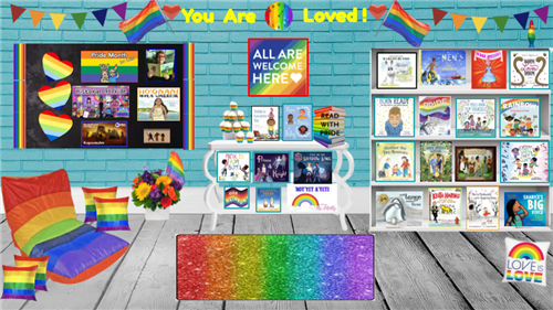 Pride Month Virtual Reading Room for Elementary